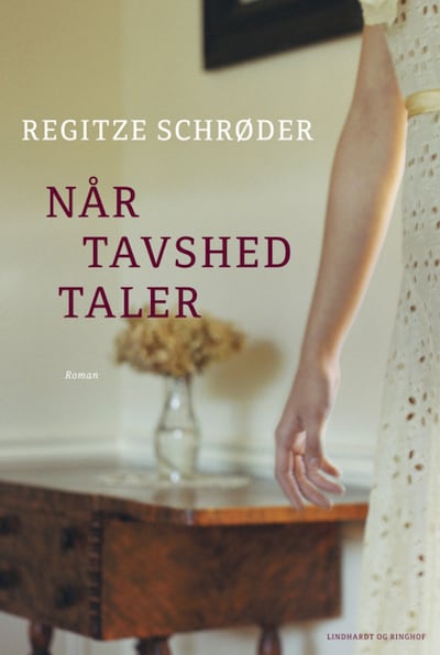 Når tavshed taler – omslag til lydbogen af Regitze Schrøder