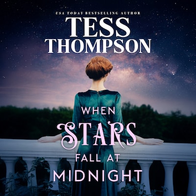 When Stars Fall at Midnight – omslag til lydbogen af Tess Thompson