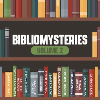 Bibliomysteries Volume 2 – omslag til lydbogen af Peter Lovesey, F. Paul Wilson, Lyndsay Faye
