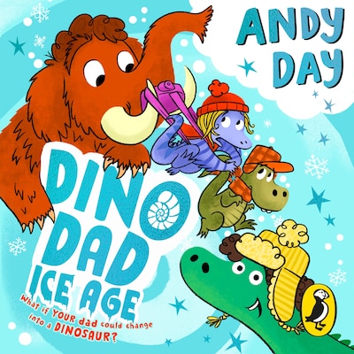 Dino Dad: Ice Age – omslag til lydbogen af Andy Day