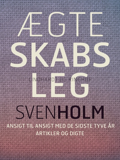 Ægteskabsleg – omslag til lydbogen af Sven Holm