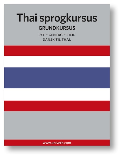 Thai sprogkursus – omslag til lydbogen af Ann-Charlotte Wennerholm