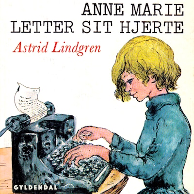 Anne Marie letter sit hjerte – omslag til lydbogen af Astrid Lindgren