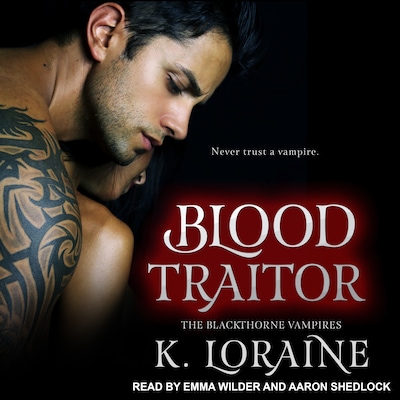 Blood Traitor – omslag til lydbogen af K. Loraine
