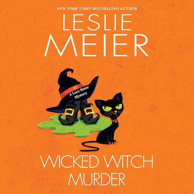 Wicked Witch Murder – omslag til lydbogen af Leslie Meier