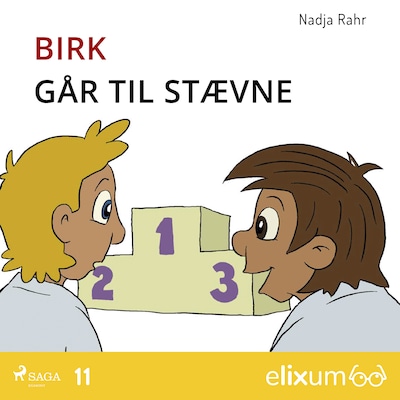 Birk går til stævne – 11 – omslag til lydbogen af Nadja Rahr