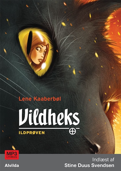 Vildheks 1: Ildprøven – omslag til lydbogen af Lene Kaaberbøl