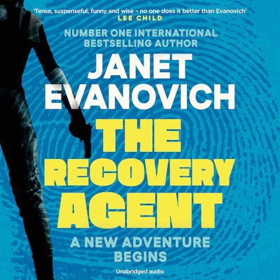 The Recovery Agent – omslag til lydbogen af Janet Evanovich