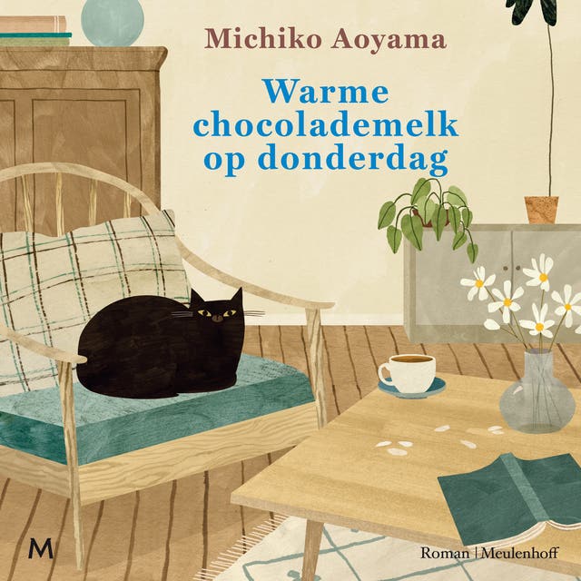 Warme chocolademelk op donderdag – omslag van het luisterboek van Michiko Aoyama