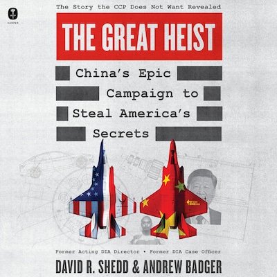 The Great Heist – omslag til lydbogen af David R. Shedd, Andrew Badger