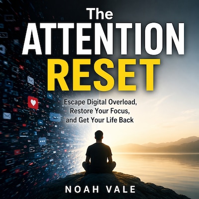 The Attention Reset – omslag til lydbogen af Vale Noah