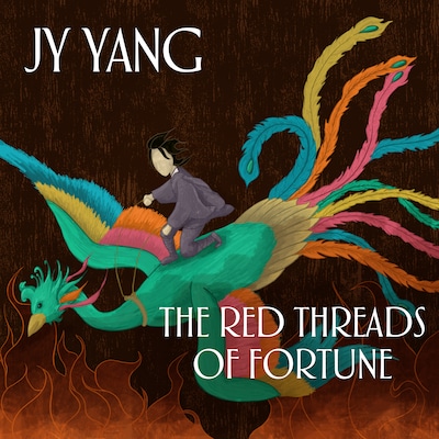 The Red Threads of Fortune – omslag til lydbogen af Neon Yang