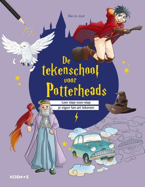 De tekenschool voor Potterheads: Leer stap-voor-stap je eigen fan-art tekenen – omslag van het luisterboek van Berrin Jost
