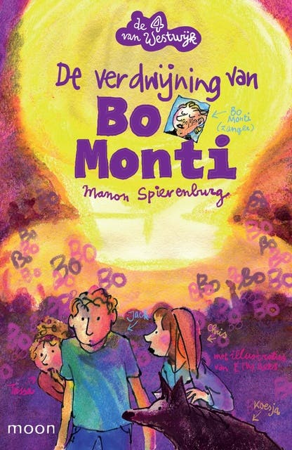 De verdwijning van Bo Monti – omslag van het luisterboek van Manon Spierenburg