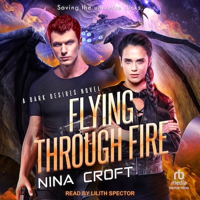 Flying Through Fire – omslag til lydbogen af Nina Croft