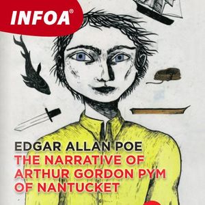 Gordon Pym – okładka audiobooka, autor Edgar Allan Poe
