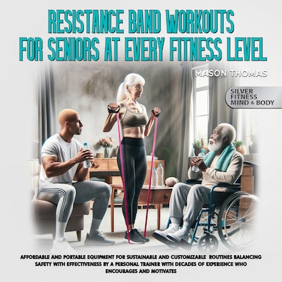 Resistance Band Workouts For Seniors At Every Fitness Level – omslag til lydbogen af Mason Thomas