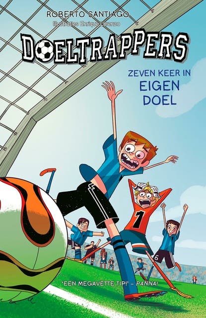 Zeven keer in eigen doel – omslag van het luisterboek van Roberto Santiago