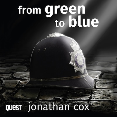From Green to Blue: A shockingly accurate police procedural – omslag til lydbogen af Jonathan Cox
