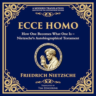 Ecce Homo – omslag til lydbogen af Friedrich Nietzsche, Tim Zengerink