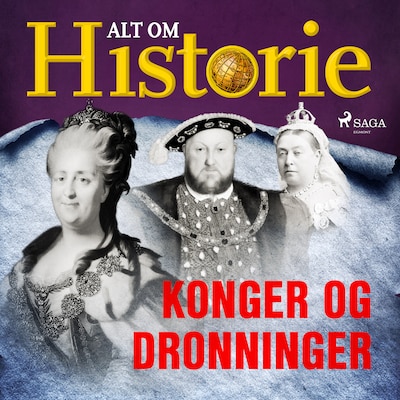 Konger og dronninger – omslag til lydbogen af Alt Om Historie