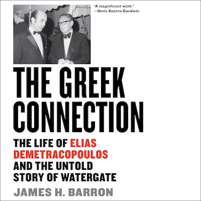The Greek Connection – omslag til lydbogen af James H. Barron