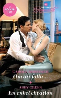 Om att falla... / En enkel ekvation – omslag till ljudboken av Abby Green,Carole Mortimer