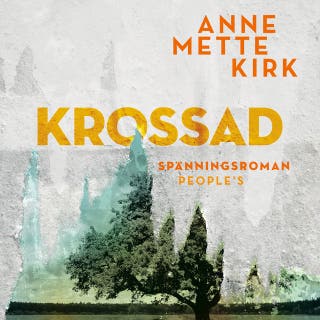 Krossad – omslag till ljudboken av Anne Mette Kirk