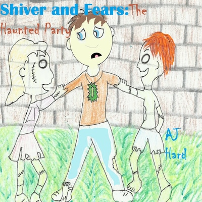 Shiver and Fears: The Haunted Party – omslag til lydbogen af AJ Hard