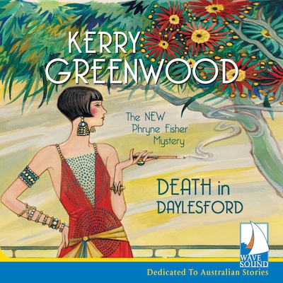 Death in Daylesford – omslag til lydbogen af Kerry Greenwood