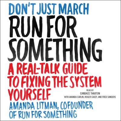 Run for Something – omslag til lydbogen af Amanda Litman