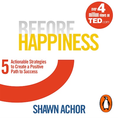 Before Happiness – omslag til lydbogen af Shawn Achor