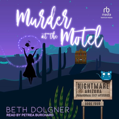 Murder at the Motel – omslag til lydbogen af Beth Dolgner