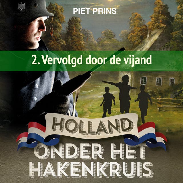 Vervolgd door de vijand – omslag van het luisterboek van Piet Prins