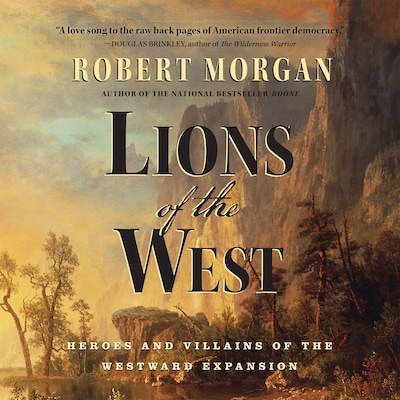 Lions of the West – omslag til lydbogen af Robert Morgan
