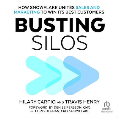 Busting Silos – omslag til lydbogen af Hillary Carpio, Travis Henry