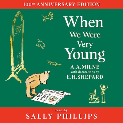 Winnie-the-Pooh: When We Were Very Young – omslag til lydbogen af A. A. Milne