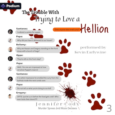 The Trouble with Trying to Love a Hellion – omslag til lydbogen af Jennifer Cody