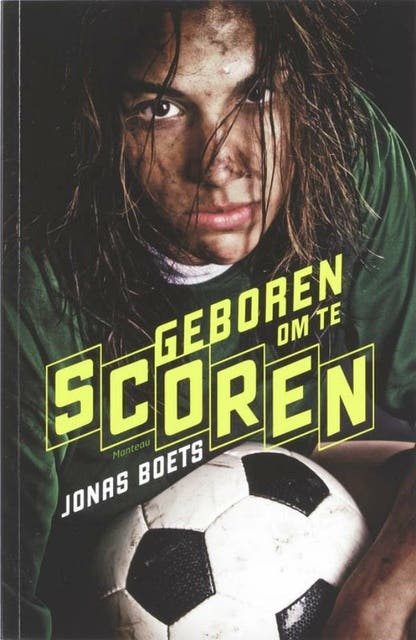 Geboren om te scoren – omslag van het luisterboek van Jonas Boets