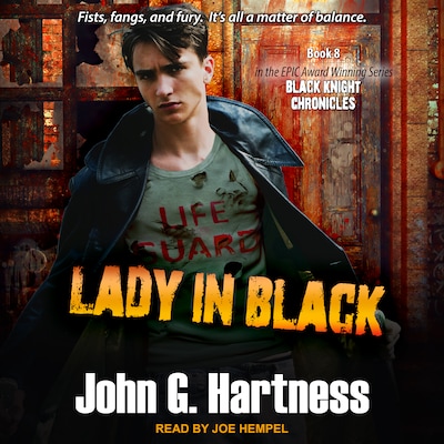 Lady in Black – omslag til lydbogen af John G. Hartness