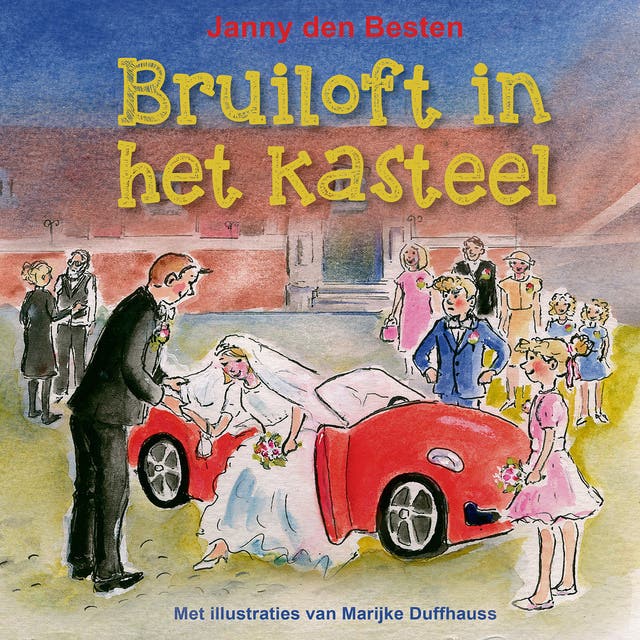 Bruiloft in het kasteel – omslag van het luisterboek van Janny den Besten