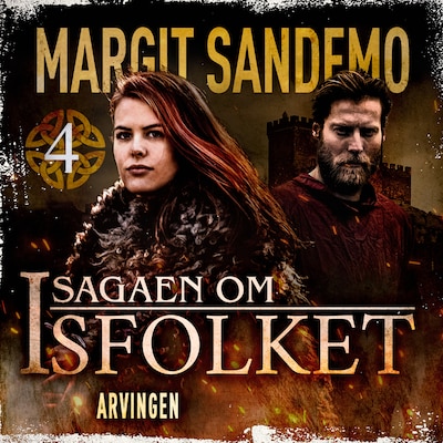 Isfolket 4 - Arvingen – omslag til lydbogen af Margit Sandemo