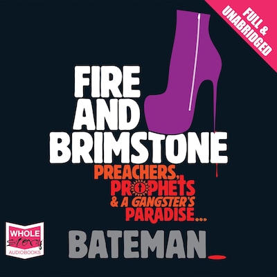 Fire and Brimstone – omslag til lydbogen af Colin Bateman