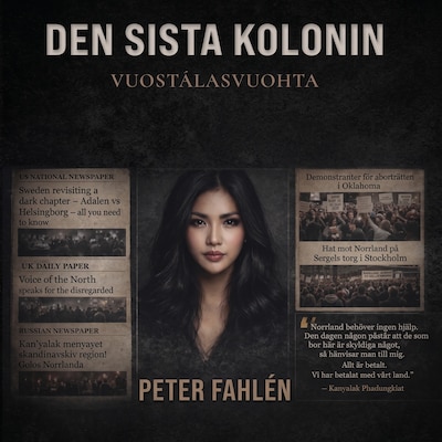 Den Sista Kolonin – omslag till ljudboken av Peter Fahlén