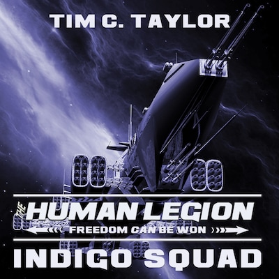 Indigo Squad – omslag til lydbogen af Tim C. Taylor