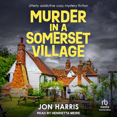 MURDER IN A SOMERSET VILLAGE – omslag til lydbogen af Jon Harris