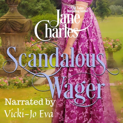 Scandalous Wager – omslag til lydbogen af Jane Charles