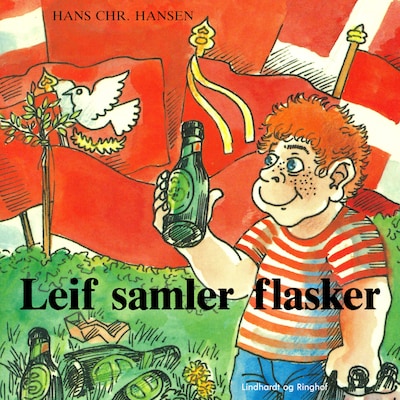 Leif samler flasker – omslag til lydbogen af Hans Christian Hansen