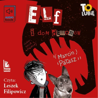 Elf i dom demonów – okładka audiobooka, autor Marcin Pałasz