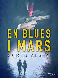 En blues i mars – omslag till ljudboken av Sören Alsén